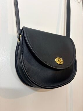 1997 Vintage Coach Watson Bag 9981 - Black Leather - Made in USA
